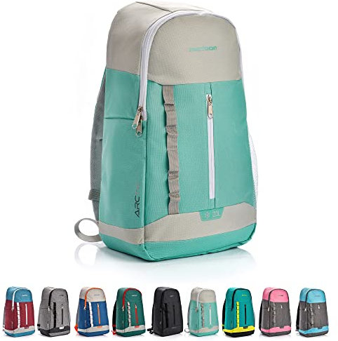 meteor 10 und 20L Kuhl-Rucksack Kühltasche Isolier-Rucksack Lunch Rucksack Kühlbox Picknick Rucksack EIS Campingtasche Picknick-tashe Outdoor Reisentashe (10 L, Meer/Grün)