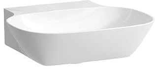 LAUFEN INO Handwaschbecken, ohne Hahnloch, ohne Überlauf, 450x410mm, H8163007571121, Farbe: weiß matt