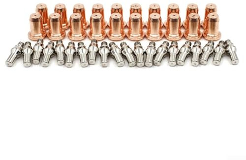 Plasmabrenner Zubehör 40 stücke 1 0 mm 1 1 mm Elektrode 52582 Für IPT60 PT60 PT40 IPT40 Taschenlampe Hergestellt Mit Materialien