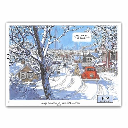 ZigZag Editions Poster Offset Blacksad, unter dem Schnee (35,5 x 28 cm)