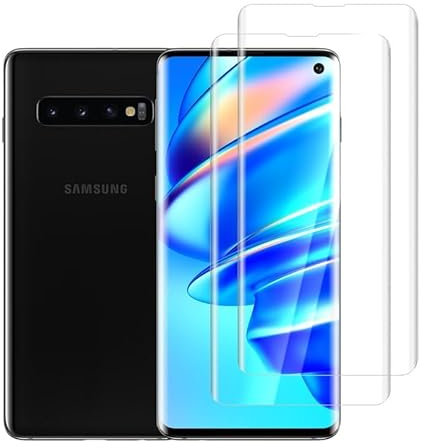 Rcokas [2 Stück für Panzerglas Samsung S10 Schutzfolie, 9H Displayschutzfolie, Anti-Kratzen Schutz Glas, Anti-Bläschen, Kompatibel mit Folie Galaxy S10 Displayschutz Samsung Galaxy S10 Panzerglas