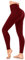 FuelMeFoot Leggings Damen High Waist Blickdicht Leggins mit Bauchkontrolle Slim Fit Angenehm Weiche Elastische Sportleggings.1 Pack-07-Weinrot L/XL