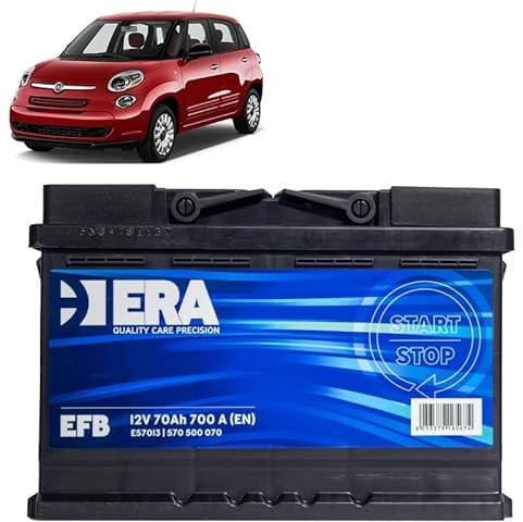 Batteria 70Ah EFB per Fiat 500L 1.6 MJT gasolio 2012+