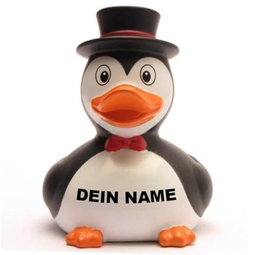 DUCKSHOP Badeenten - personalisierbar (Pinguin Ente)