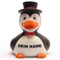 DUCKSHOP Badeenten - personalisierbar (Pinguin Ente)