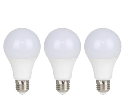 E27 9 W 220 V Kunststoff ummantelt Aluminium Schraube Mund LED super hell Haushalt Lampe 900LM 3 Stück Weiß