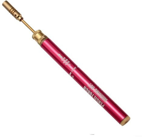 HEBEOT Cordless Refillable Butane Gas Pencil Blow Torch Soldering Iron Portable Iron Pen Gas Welding Tool 195Mm(1pcs)