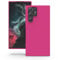 YATWIN Silicone Case for Samsung Galaxy S22 Ultra, Soft-Touch, Shockproof, DustProof, Antiskid Full Body Armour Phone Cover for Samsung Galaxy S22 Ultra - Magenta