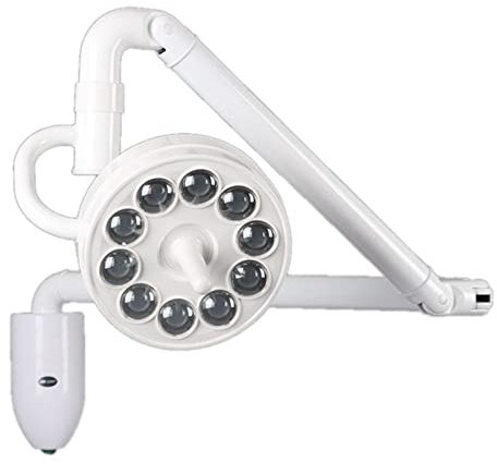 AITEKODVG 30 W an der Wand montierte chirurgische schattenlose Lampe, 360°-Drehung, medizinisches LED-OP-Untersuchungslicht, zahnmedizinisches Kaltlicht, für Dentallabor