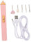 BELLIFFY 1 Jeu broyeur électrique à ongles perceuse à ongles sans fil polisseuses électriques ponceuse pour ongles electrique ponceuse à ongles lime à ongles électrique abdos rose