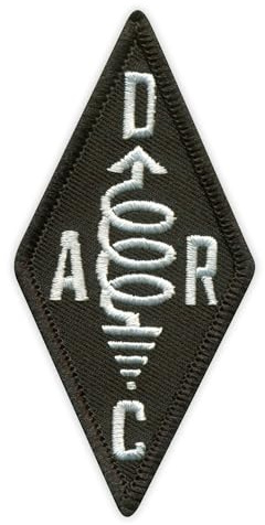 Deutscher Amateur Radio Club - Diamant - Aufnäher - Bestickter Patch / Abzeichen / Emblem