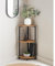 spot on dealz Corner Shelf 3-Tier Storage Shelves Small Bookshelf Corner Storage Unit Space-Saving Shelf Home Organization Display Shelves Compact Bookshelf Corner Shelving Unit Decorative Shelves