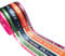 Personalisierbares bedrucktes Band, Bänder zum Basteln, Haarband, Satinband, Band für Blumenstrauß, Bänder, Geschenkband, personalisiertes Band zum Verpacken von Geschenken (45 m Druck)