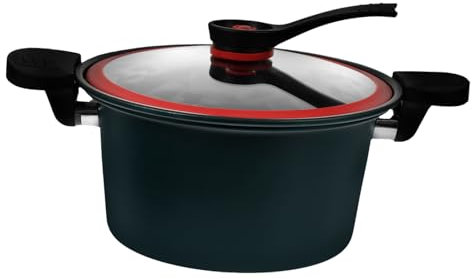 KICHOUSE Haushalts Niederdruckkocher Multifunktionaler Dampfkochtopf Für Suppen Und Eintöpfe Antihaft Beschichtung Für Gas Und Induktionsherde