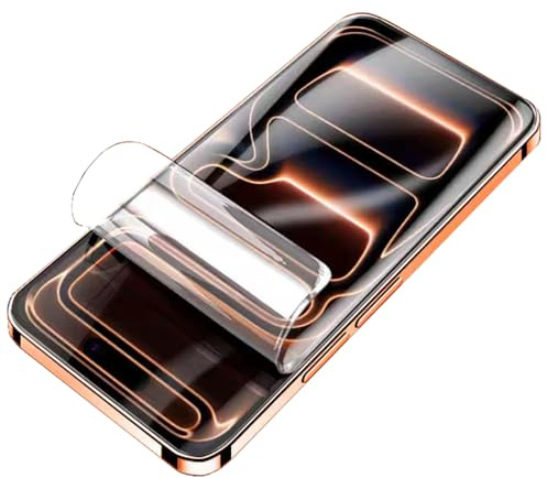 LXEEOLX Hydrogel Schutzfolie für iPhone 17 Pro, 2 Stück | HD Klar, Face ID Kompatibel, Kratzfestes Handy Hydrogel Folie für iPhone 17 Pro, Einfache Installation