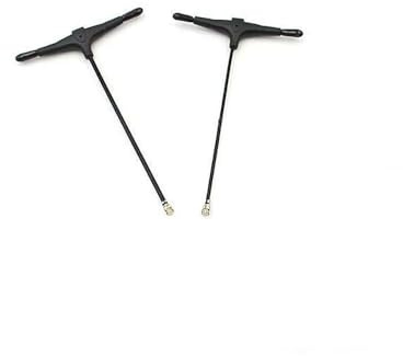 ELRS 2,4 GHz UFL Mini T-Antenne 78 mm/120 mm/220 mm, geeignet für TBS FPV Nano RX 2.4G ELRS Receiver Tracer Drohne (2 Stück 2,4 G 78 mm)