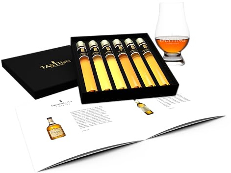 Scotch Single Malt Whisky Tasting Set 6 Tubes in luxuriöser Geschenkbox, Set 2