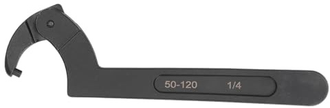 2-4 3/4 Zoll C-Haken-Schlüssel, verstellbar für runde Muttern, CrV-Stahl