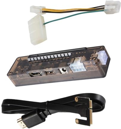 Station D’accueil pour Carte Graphique D’ordinateur Portable Pci-e X16 | Pcb Abs, Interface USB 1.0 1.1 2.0, Capacité 220 W Via 8 Broches ou 150 W Dc Style Aléatoire