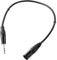 Pronomic JXM-0.5 Audiokabel (0,5m Länge, 6,3mm Stereo-Klinke -> XLR male 3-pol, Stecker handgelötet, säure- und ölfest, Spannzangen-Zugentlastung) schwarz