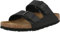 Birkenstock Arizona Birko Flor, Zoccoli Unisex-Adulto, Nero (Black), 39 1/9