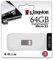 Kingston DataTraveler Micro 3.1 DTMC3/64GB Kleines Format USB 3.1 Speicherstick silber