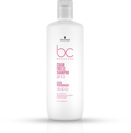 Schwarzkopf Professional BONACURE ph 4.5 Color Freeze Micellar Sulfate Free Shampoo, 1 l, frisch