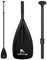 Abahub SUP Paddel 3teilig Stand Up Teleskoppaddel 173-213cm Aluminium mit PU Beschichtung für SUP Board Surfboard Bootfahren Kanusport, Kunststoff-Nylonblatt in Schwarz/Blau/Grün/Orange/Gelb/Türkis