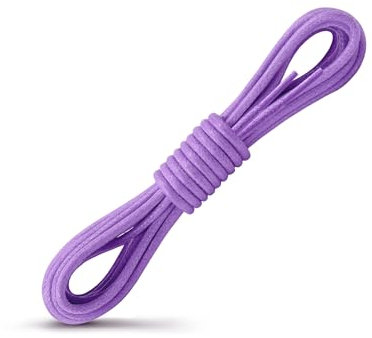 Laceter Lacets Ronds Cirés Fins 2,4mm pour Chaussures de Ville - Lacet Idéal pour Derbies, Richelieu, Bottines Cuir, Mocassins - Style Habillé Élégant et Résistant - Violet, 60 cm