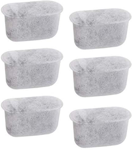 Holzkohle Wasserfilter Kaffeemaschine Filter Non-Woven Aktivkohlefilter Set Wiederverwendbar Wasserfilter kompatibler Ersatz für die meisten Kaffeemaschinen (6pcs)
