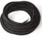 Amarcords - Cable de tela color NEGRO, redondo, seda, 10 metros, con 2 conductores 2x0,75 - Hilo eléctrico textil de color estilo clásico para lámparas bricolaje y iluminación vintage.