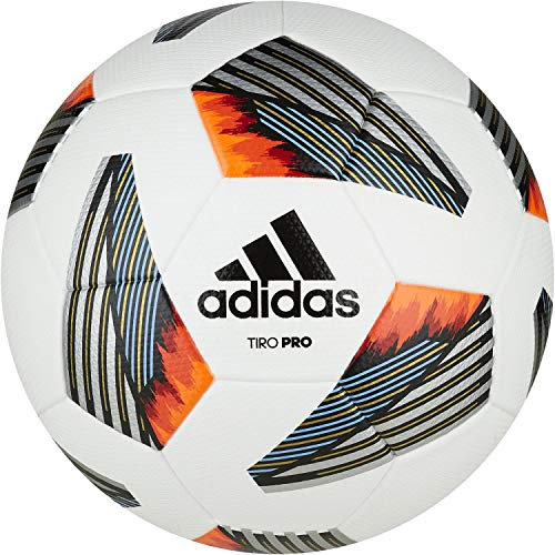 adidas Unisex – Erwachsene Tiro Pro Turnierball, White/Black/TMLGBL/SI, 5