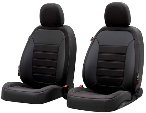 Walser Passform-Sitzbezug Bari, Schonbezug für Skoda Karoq (NU7) 07/2017-Heute, 2 Einzelsitzbezüge Normalsitze