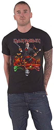 Iron Maiden T Shirt Legacy of The Beast Live Album New Official Unisex Black Size M