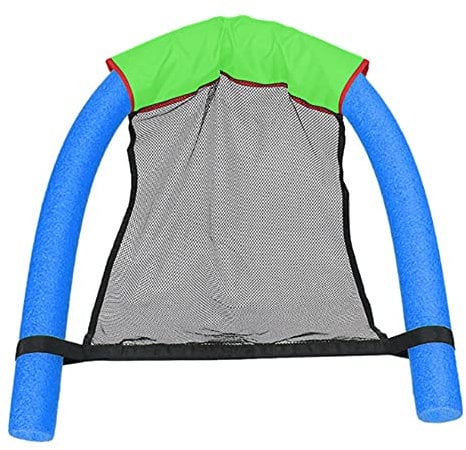 WANGQI Wassersitz for Pooln, Mesh Mat Wassersitz for Poolnudel Schwimmnudel Mit Netz Schwimmstuhl Schwimmstütze Wassersitz Nudel Netz(Ohne Schwimmer)