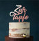 Manschin-Laserdesign Cake Topper Acryl/Holz Zur Taufe heilige Taufe, Topper, Caketopper, Einstecker, Stecker, Torte, Kuchen, Tortenstecker (Spiegel Roségold (Einseitig)) Art.Nr. 5290