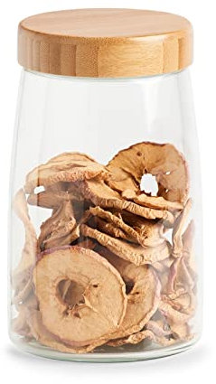 Zeller 19562 Vorratsglas mit Bambusdeckel, 1600ml Fassungsvolumen