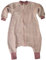 Lilano, Merino Flausch Schlafsack mit Fuß, 100% Wolle (KBA) (Mauve/Natur, 74-80)