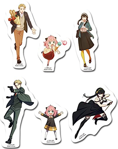 Spy X Family – Teaser Art Sticker-Set, gestanzt