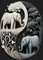 Diamond Painting Erwachsene und Kinder, 5D Diamant Painting Bilder Tiere Set, DIY Diamant Crystal Arts Craft Cross Stickerei Malerei Kits Home Wand Décor (Elefant 30x40cm)