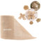 Jute Tischläufer 20cm x 10m Rustikaler Juteband Tischband Umweltfreundlich Tischdeko Natur Juteläufer Jutestoff Tischdeko Braun für Hochzeit, Kommunion, Taufe, Party