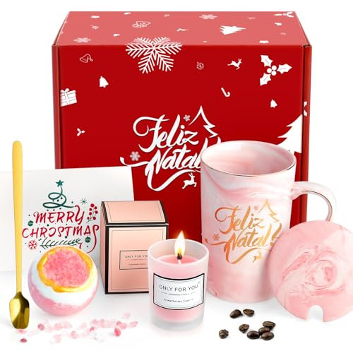 YiksunMY Regalos Navidad Mujer, Taza de Regalo Mujer, Regalo Cumpleaños Mujer, ideas regalos navidad, Regalos Originales para Mujer, Regalos para Madres Navidad, Regalos para Mujer, Regalo para Mujer