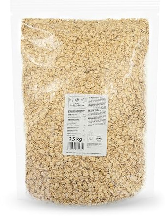 KoRo - Bio Haferflocken Großblatt 4 x 2,5 kg - Küchenallrounder - Proteinquelle und Ballaststoffreich - Frei von Zusätzen