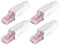 odedo 4 connettori di rete RJ45, CAT6A, CAT7, senza attrezzi, montaggio senza attrezzi, Ethernet 10 Gbps PoE++