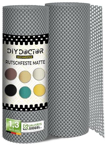 DIY Doctor - 2 x rutschfeste Teppichunterlage – 190 x 30 cm Rolle rutschfeste Teppichunterlage – rutschfester Teppichgreifer – Teppichgreifer & Teppichgreifer für Laminatböden – Regalschubladeneinlage