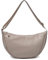 HiTotes Mezzaluna Borsa a tracolla per le donne Borsa a tracolla Borsa a tracolla in pelle Borsa a tracolla Hobo Bag Grande Mezza Luna Bag Dumpling Bag, A01-beige, 42cm