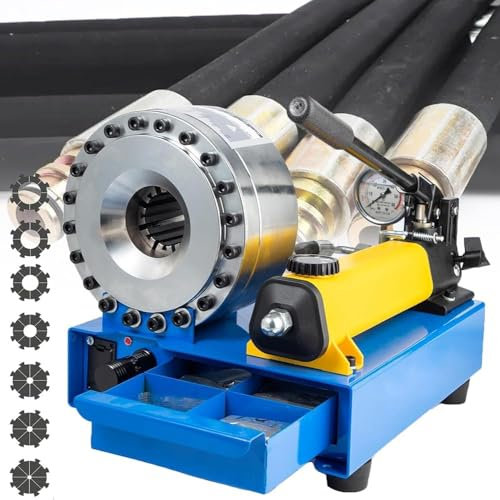 Machine à sertir les tuyaux - Machine à sertir les tuyaux hydrauliques - 6-25mm - Outil de sertissage de tuyaux hydrauliques portatif manuel - Presse à sertir les tuyaux portable
