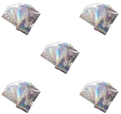 Timcryxient 5 set di 18 nastri adesivi olografici lampeggianti per pesca, impermeabili