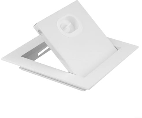 Puerta abatible de inspección para instalaciones de pared con interruptor giratorio, adecuada para uso en interiores y exteriores (150 x 150)