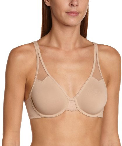 Wacoal Women's PLUME Plain Seamless Everyday Bra, Beige (Moka), 34C (Manufacturer Size: 90C)